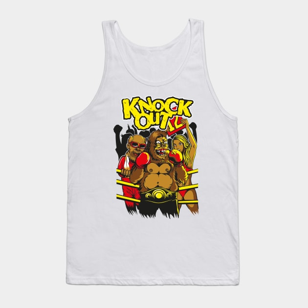 Gorilla Boxer Knock Out Tank Top by Seopdesigns